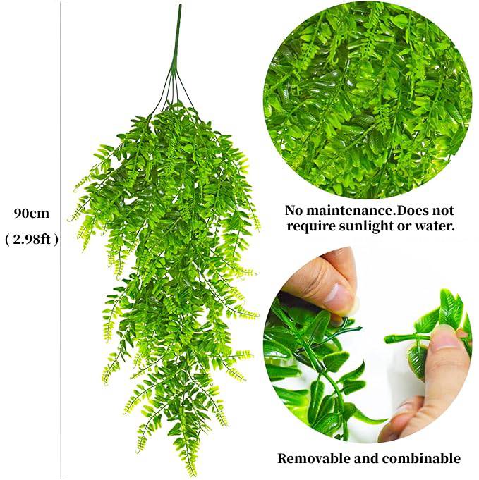 🔥LAST DAY 64% OFF🔥UV Resistant Lifelike Artificial Hanging Ferns🌿