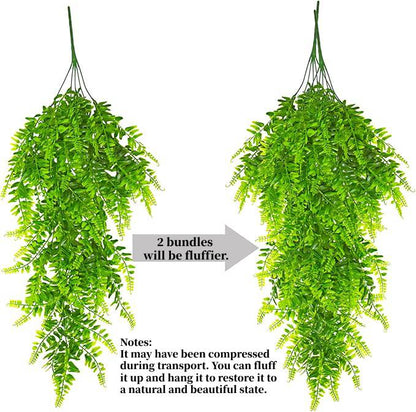 🔥LAST DAY 64% OFF🔥UV Resistant Lifelike Artificial Hanging Ferns🌿