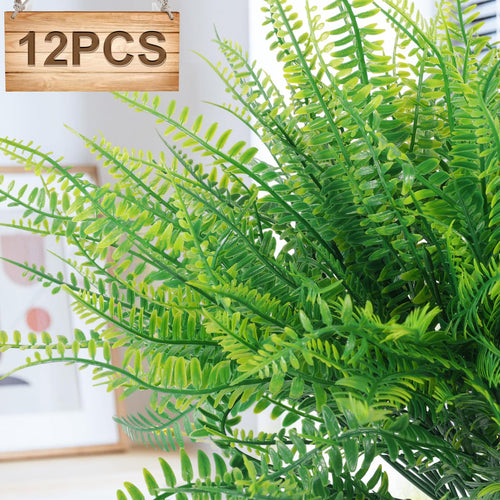 Artificial Outdoor Plants Fake Boston Fern Stems