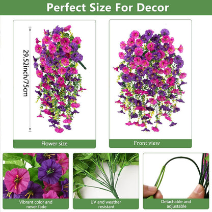 💖Mother's Day Hot Sale 49% OFF -🌺UV Resistant Hanging Artificial Morning Glory Vine
