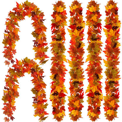 🔥Hot Sale 60% OFF - Artificial Maple Leaf Autumn Garland🍁