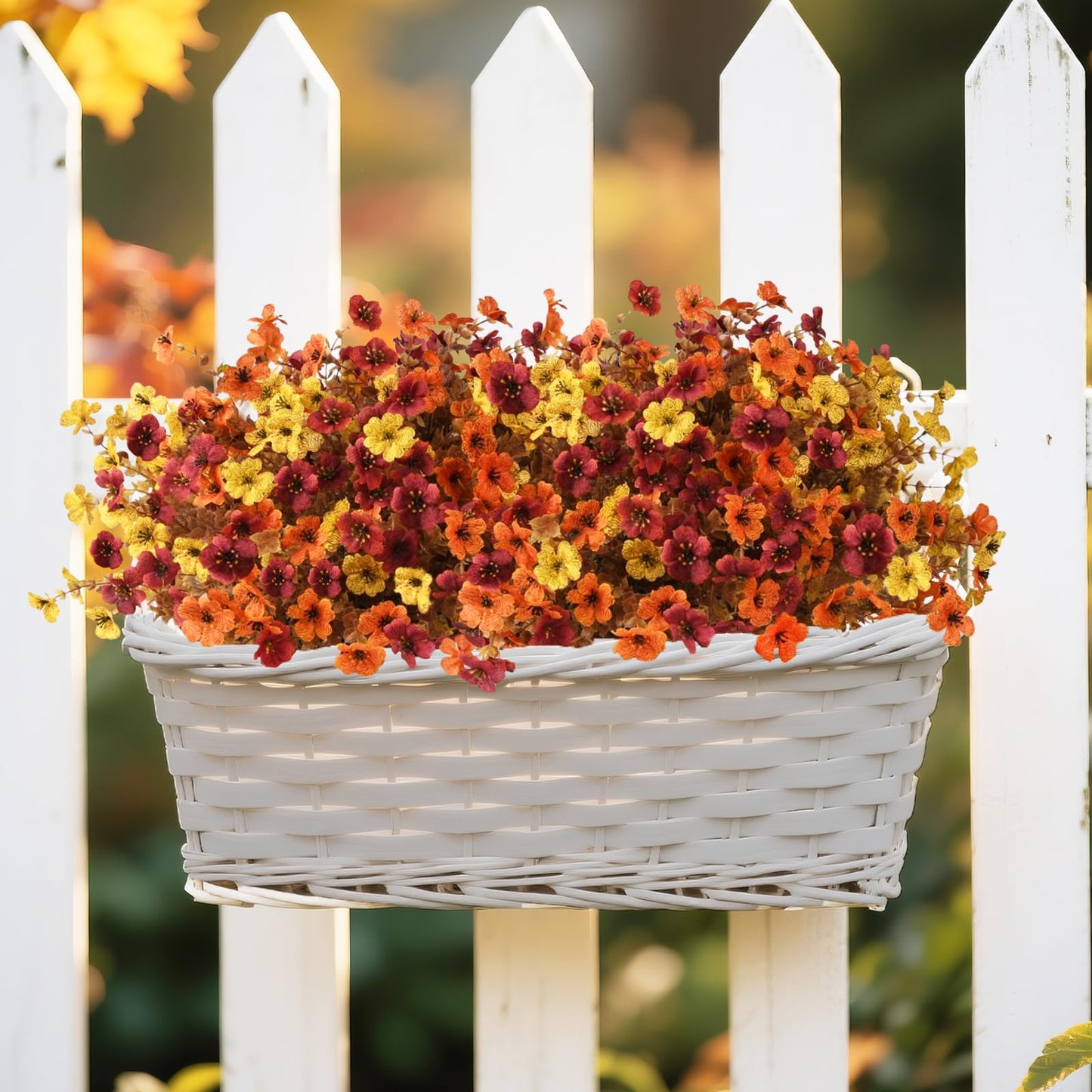 🔥Hot Sale Each Only $2.49🌼Lifelike UV-Resistant Autumn Flowers – Waterproof, Windproof & Perfect for Fall Decor 🍂