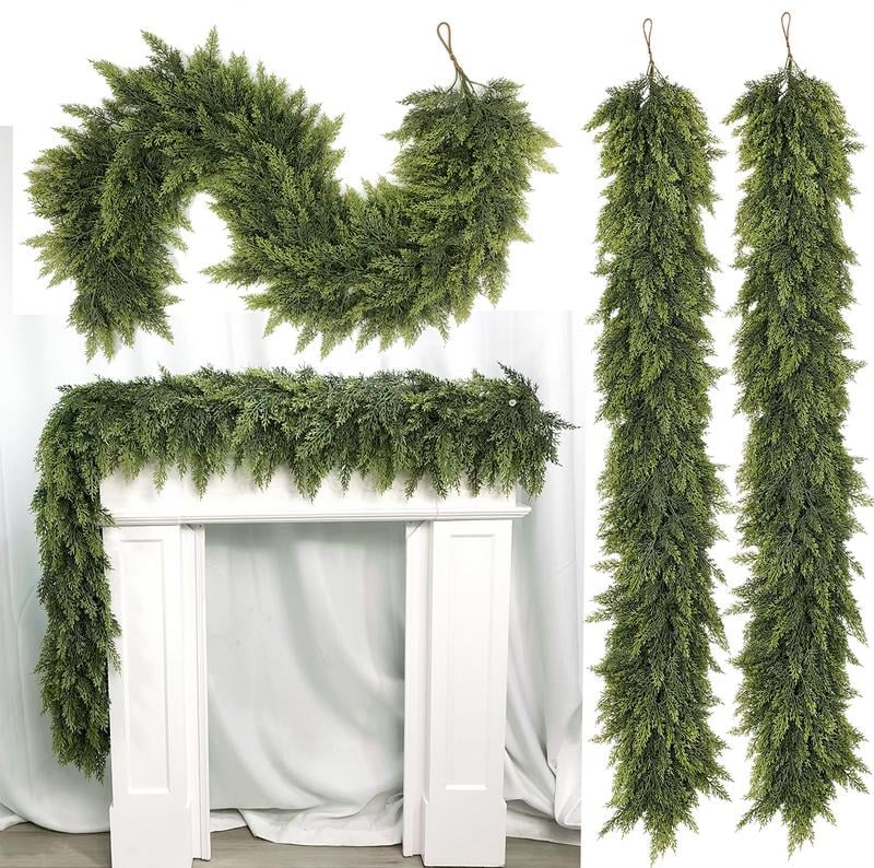 🏆2025 Super Value Set💥 Artificial Realistic Touch Cedar Garlands