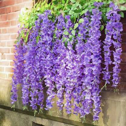 💥Hot Sale🌸UV Resistant Lifelike Artificial Wisteria Flower - No Maintenance, Pruning or Watering!