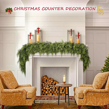 🏆2025 Super Value Set💥 Artificial Realistic Touch Cedar Garlands