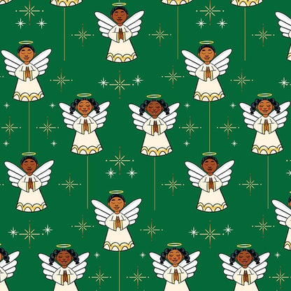 🤶🏾Home for the Holidays Black Santa Wrapping paper