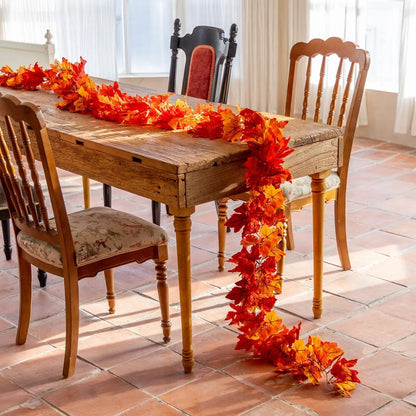 🔥Hot Sale 60% OFF - Artificial Maple Leaf Autumn Garland🍁